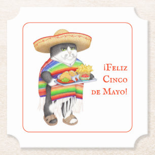 Dessous-de-verre En Papier WENDELITO Ticket de Cinco de Mayo Buvard en Papier