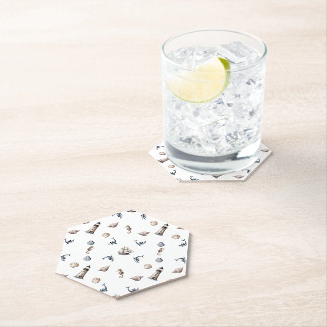 Dessous-de-verre En Papier Whispers Océaniques ! (En situation)