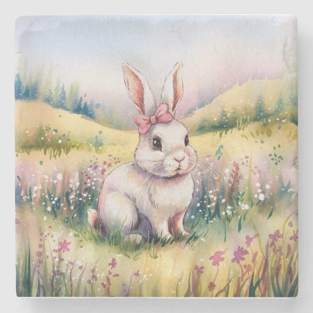 Dessous-de-verre en pierre. (Devant)