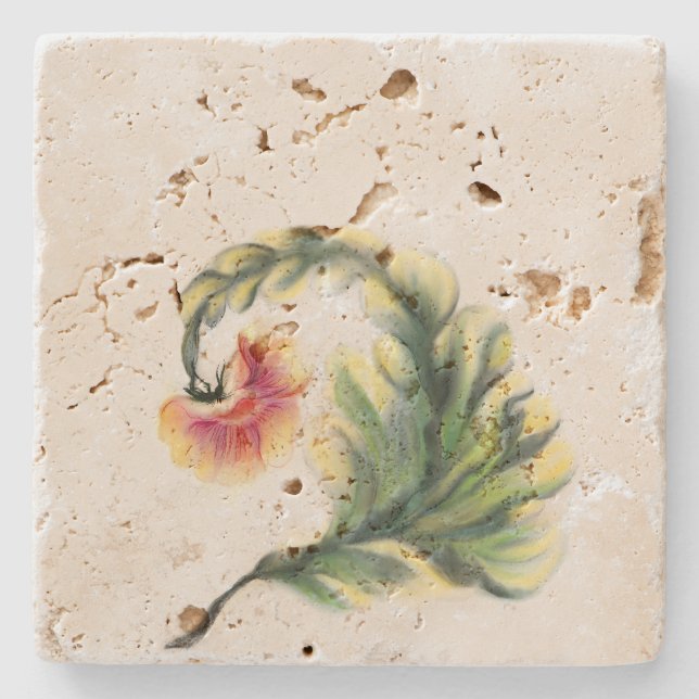 Dessous-de-verre en pierre. (Devant)