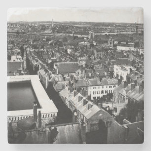 Dessous-de-verre En Pierre 1859 : La ville de Boston, le Massachusetts