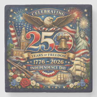 Dessous-de-verre En Pierre 250 Years of Freedom (1776–2026)