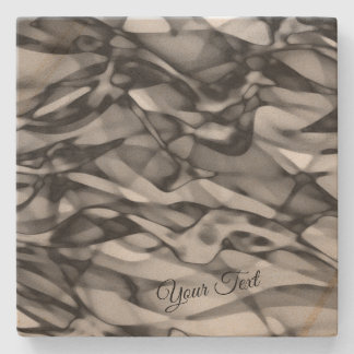 Dessous-de-verre En Pierre Abstract Art w Optional Personalized Text