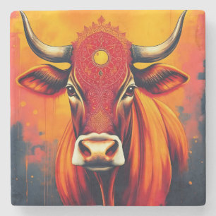 Dessous-de-verre En Pierre Accent de table de la vache sacrée Diwali