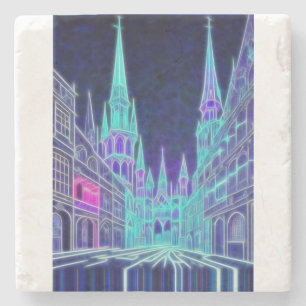 Dessous-de-verre En Pierre Acropole cintrante