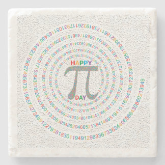 Dessous-de-verre En Pierre Affiche Joyeuse Journée Pi – Art mural mathématiqu