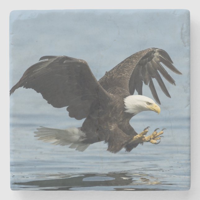 Dessous-de-verre En Pierre Aigle en approche (Devant)