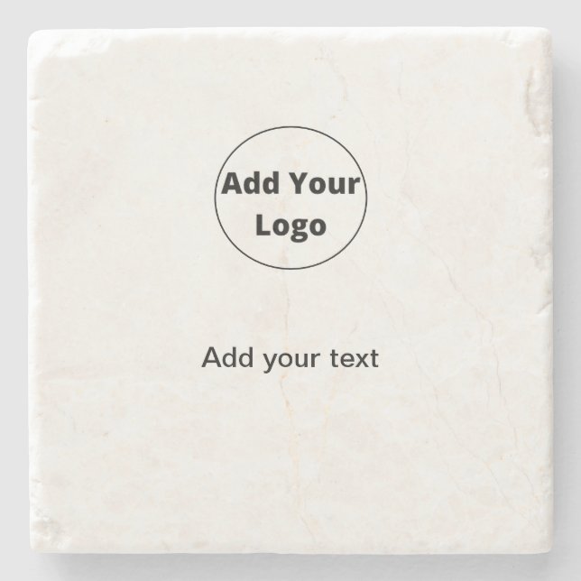 Dessous-de-verre En Pierre ajouter votre texte simple minimum personnalisé aj (Devant)