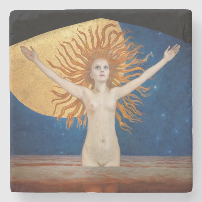 Dessous-de-verre En Pierre Akseli Gallen-Kallela - Ad Astra (Devant)