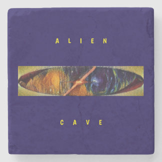 Dessous-de-verre En Pierre Alien Cave - Purple 