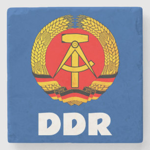 Dessous-de-verre En Pierre Allemagne de l'Est (DDR, RDA)