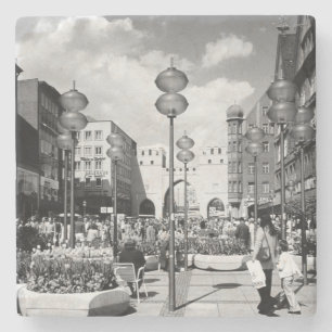 Dessous-de-verre En Pierre Allemagne vintage Munich Towngate Karistor