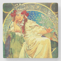 Alphonse Mucha Art Nouveau Princesse Hyacinth