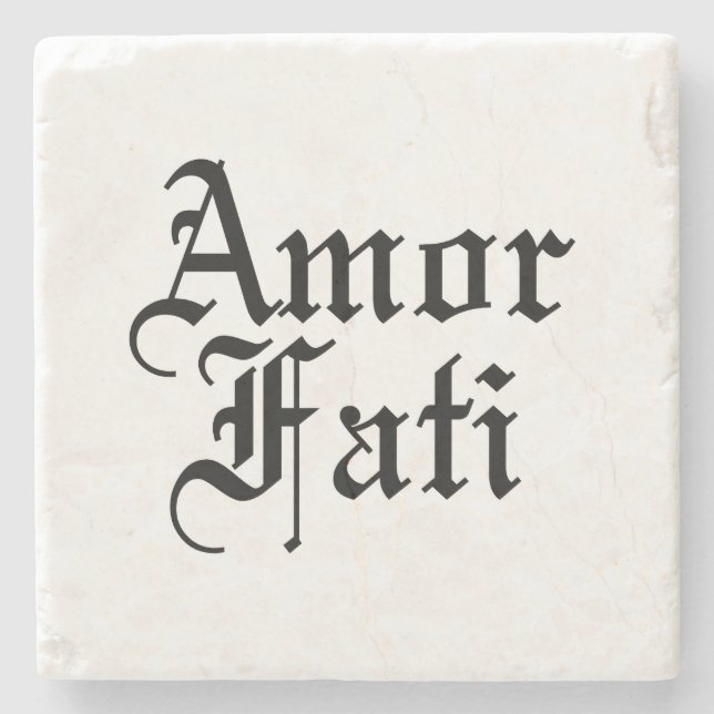 Dessous-de-verre En Pierre Amor Fati - Amour Du Sort (Devant)