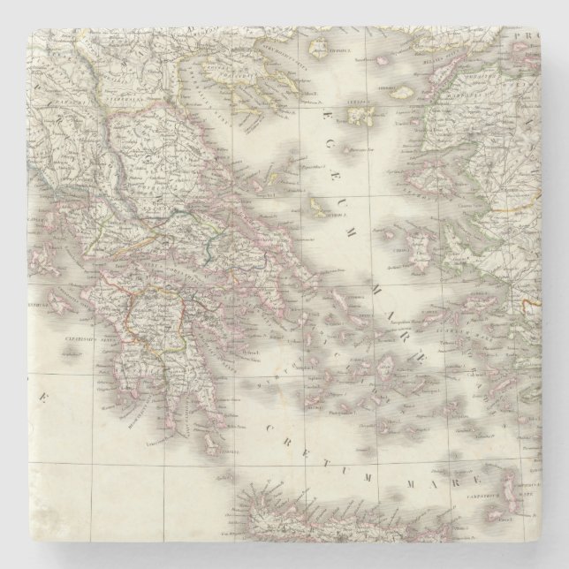 Dessous-de-verre En Pierre Ancienne de Grece - Grèce antique (Devant)