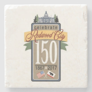 Dessous-de-verre En Pierre Anniversaire de Redwood City 150th