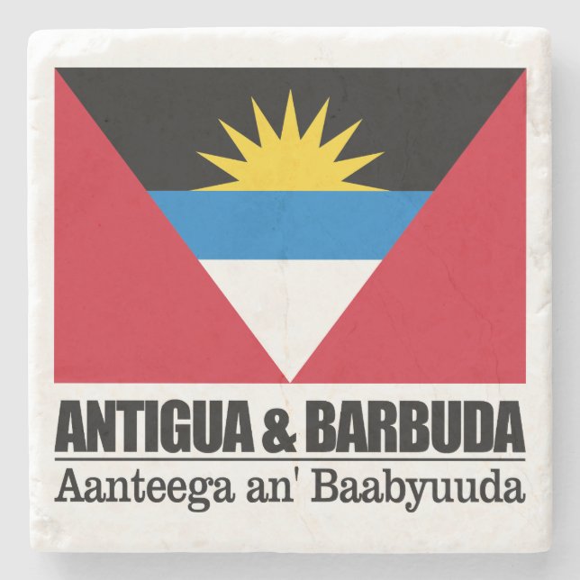 Dessous-de-verre En Pierre Antigua-et-Barbuda (Devant)