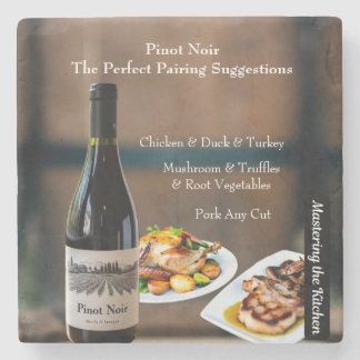 Dessous-de-verre En Pierre Appariement de vin Pinot Noir / Maîtriser la cuisi