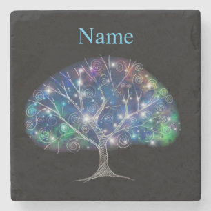 Dessous-de-verre En Pierre Arbre tourbillonnant Thunder_Cove
