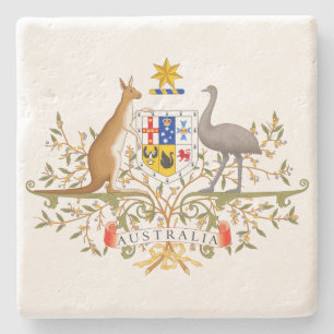 Dessous-de-verre En Pierre Armoiries de l'Australie
