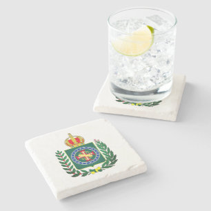 Dessous-de-verre En Pierre Armoiries - Deuxième Empire du Brésil