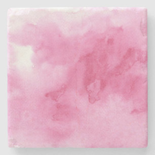 Dessous-de-verre En Pierre arrière - plan coloré d'aquarelle pour vos 2 2