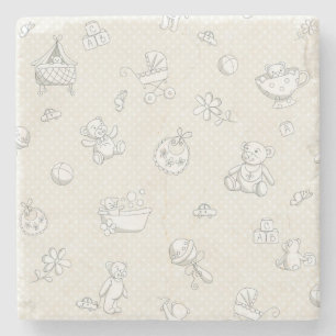 Dessous-de-verre En Pierre Arrière - plan de bébé