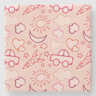 Dessous-de-verre En Pierre arrière - plan de jouet