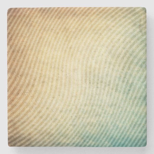 Dessous-de-verre En Pierre Arrière - plan de motif de rayures (Devant)