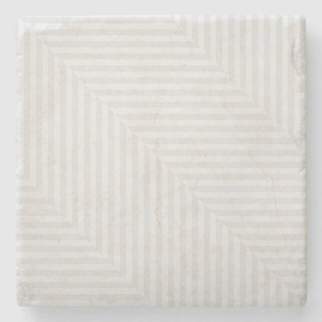 Dessous-de-verre En Pierre Arrière - plan de papier de motif rayé (Devant)