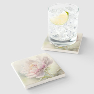 Dessous-de-verre En Pierre Arrière - plan floral. Fleur de printemps