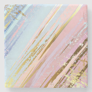 Dessous-de-verre En Pierre Arrière - plan rose texturé