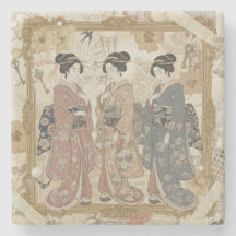 Art de collage Ukiyoe élégant – Beauté vintage JP