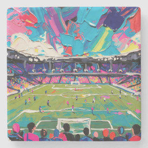 Dessous-de-verre En Pierre Art du football (#3)