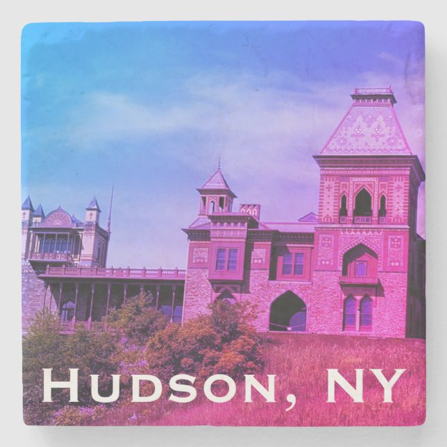 Dessous-de-verre En Pierre Artiste Frederic Edwin Church Hudson, NY Estate (Devant)