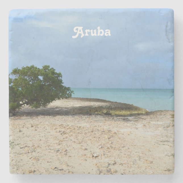 Dessous-de-verre En Pierre Aruba rocailleux (Devant)