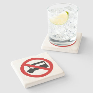 Dessous-de-verre En Pierre AUCUN TAXI Tuk-Tuk ⚠ Route de Thaïlande ⚠