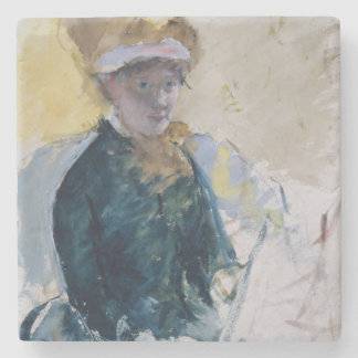 Dessous-de-verre En Pierre Autoportrait par Mary Cassatt