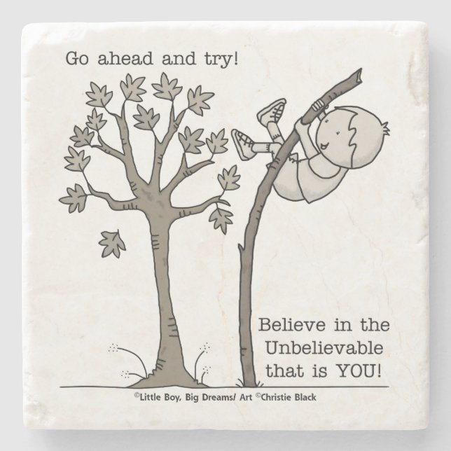 Dessous-de-verre En Pierre Avancer et essayer (Devant)