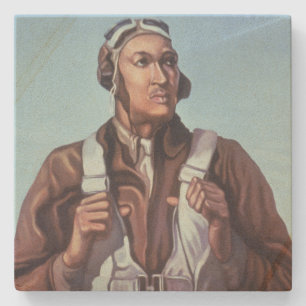 Dessous-de-verre En Pierre Aviateurs noirs : Service militaire de combat de 2