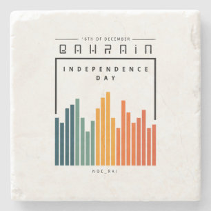 Dessous-de-verre En Pierre Bahrain rétro