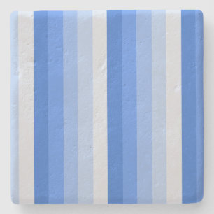 Dessous-de-verre En Pierre Bandes d'ombre bleues