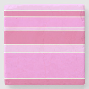 Dessous-de-verre En Pierre Bandes roses