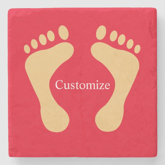 Dessous-de-verre En Pierre Barefoot Beach Bum Thunder_Cove (Devant)