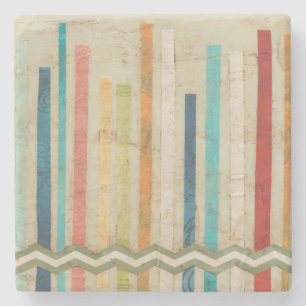 Dessous-de-verre En Pierre barrières 2-Up de papier IV