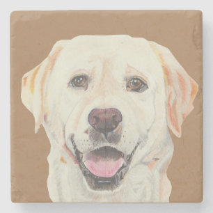 Dessous-de-verre En Pierre Beau Dessous de verre de marbre Jaune Labrador