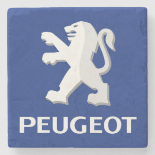 Dessous-de-verre En Pierre Beau Dessous de verre en pierre du logo Peugeot