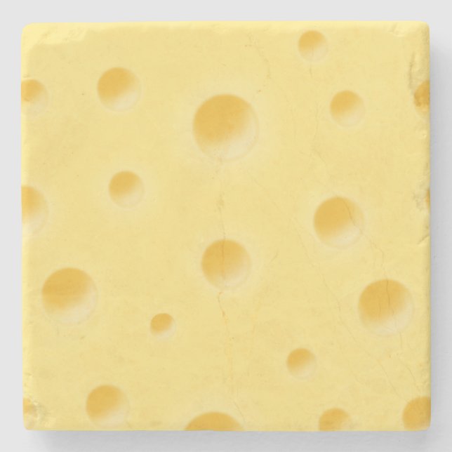 Dessous-de-verre En Pierre Beau Fromage suisse vieilli Personnalisable (Devant)