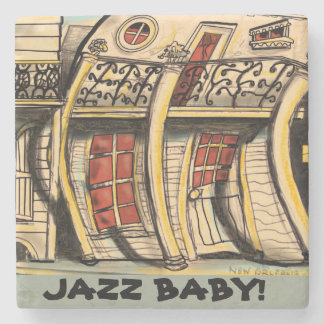 DESSOUS-DE-VERRE EN PIERRE BÉBÉ DE JAZZ