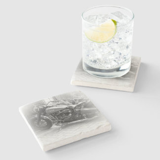 Dessous-de-verre En Pierre Beer Motorcycle Coaster 15